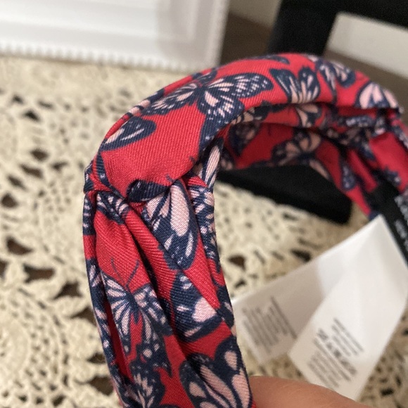 Kate Spade Butterfly Toss Twisted Headband One Size - red,blue, pink main image 5